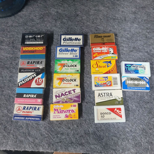 면도날 모음 이미지