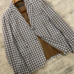 디스퀘어드2 핸드메이드 모노체크 코튼 자켓 italy made