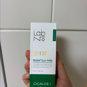 랩노 시칼로에 릴리프 선밀크 무기자치 선크림 새상품