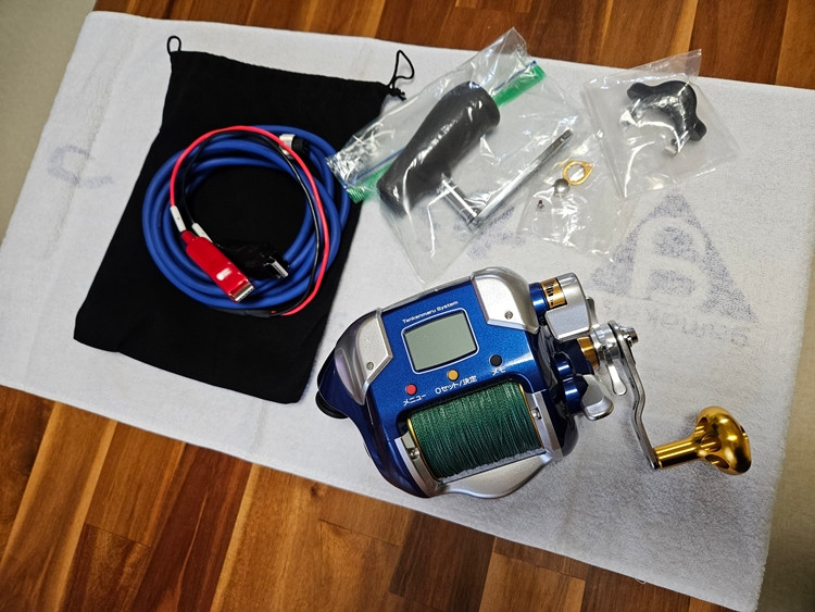 시마노 '비스트 마스터 4000BM' 전동릴 최상급(금장파워핸들 튜닝품)--0