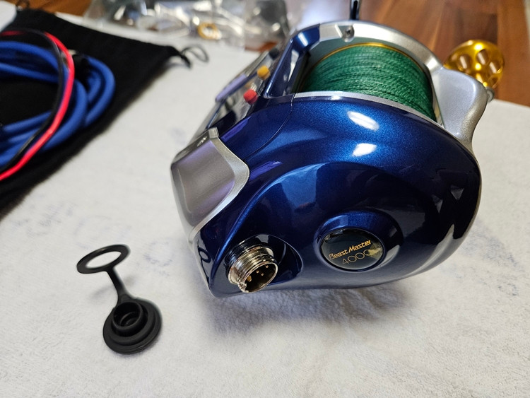 시마노 '비스트 마스터 4000BM' 전동릴 최상급(금장파워핸들 튜닝품)--2