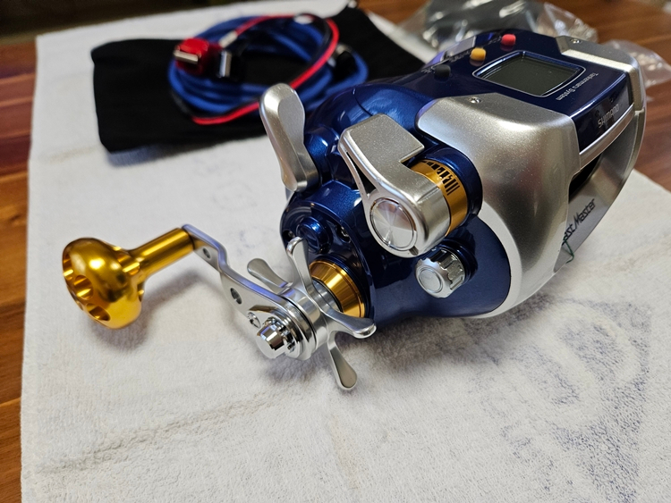 시마노 '비스트 마스터 4000BM' 전동릴 최상급(금장파워핸들 튜닝품)--1