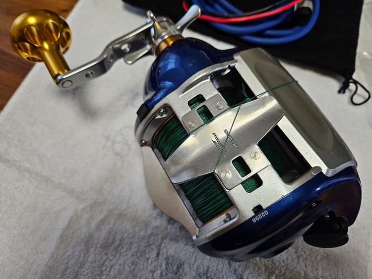 시마노 '비스트 마스터 4000BM' 전동릴 최상급(금장파워핸들 튜닝품)--4