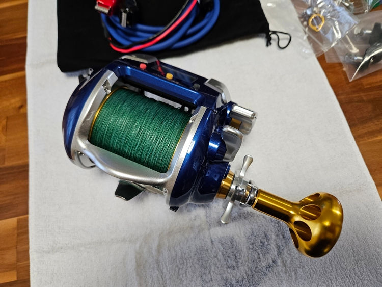 시마노 '비스트 마스터 4000BM' 전동릴 최상급(금장파워핸들 튜닝품)--3