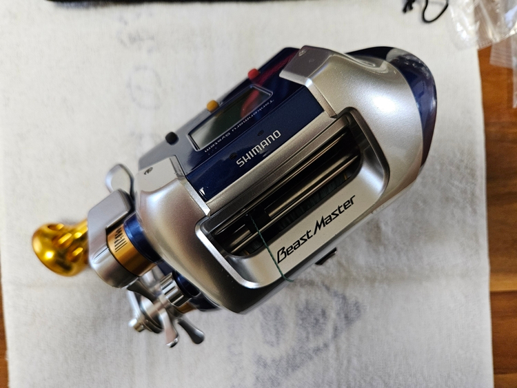 시마노 '비스트 마스터 4000BM' 전동릴 최상급(금장파워핸들 튜닝품)--5