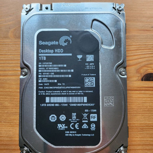 Seagate 데스크탑 HDD 1TB 이미지