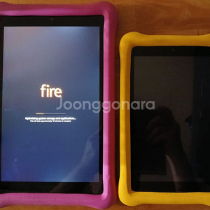 아마존 Fire HD 8 태블릿 2대 일괄