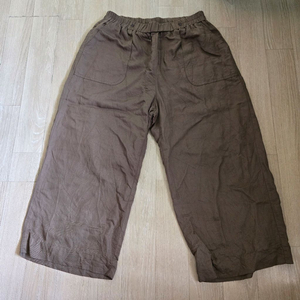 8부 와이드 바지