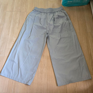 8부 와이드 바지