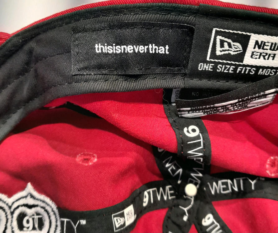디스이즈네버댓 x 뉴에라 보스턴 볼캡 (레드)--7
