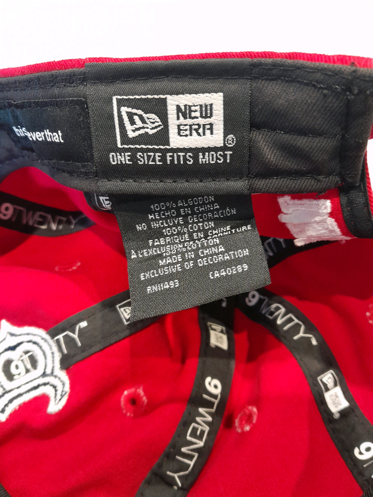 디스이즈네버댓 x 뉴에라 보스턴 볼캡 (레드)--8