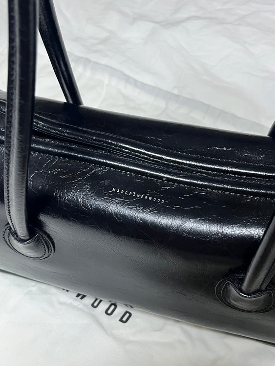 마지셔우드 보스턴백 미디움 플레인--1