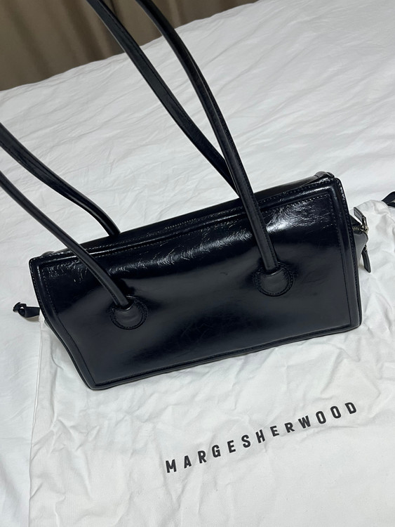 마지셔우드 보스턴백 미디움 플레인--4