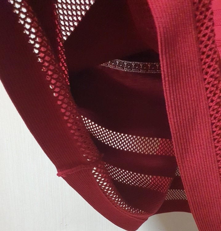 산드로 sandro 버건디 니트 원피스 36 사이즈 정품--6