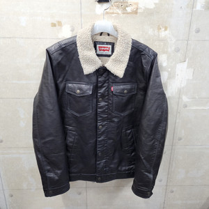 (M)리바이스 정품 남성 캐주얼 무스탕 점퍼/M size/상태우수