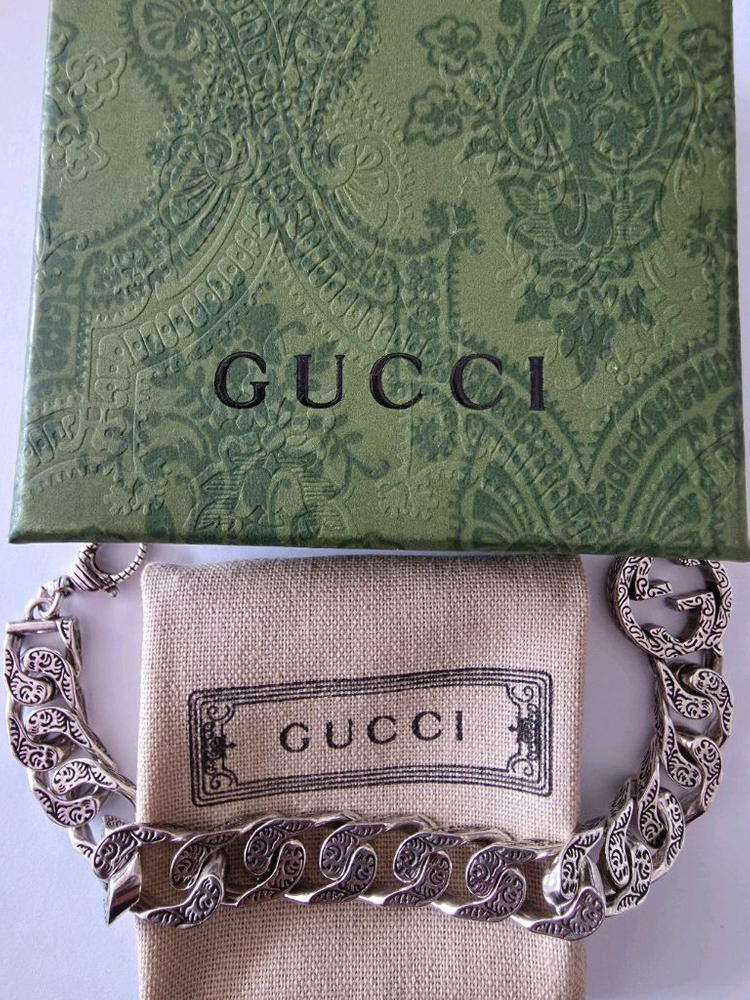 실버925 G체인 팔찌--4