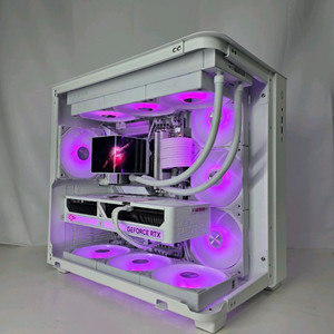 9800X3D 5080 하이엔드 초고사양 화이트 게이밍 컴퓨터 본체