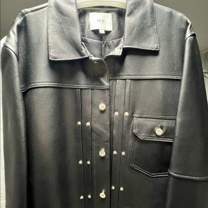 정품 에스에스알엘 레더자켓 블랙 XL