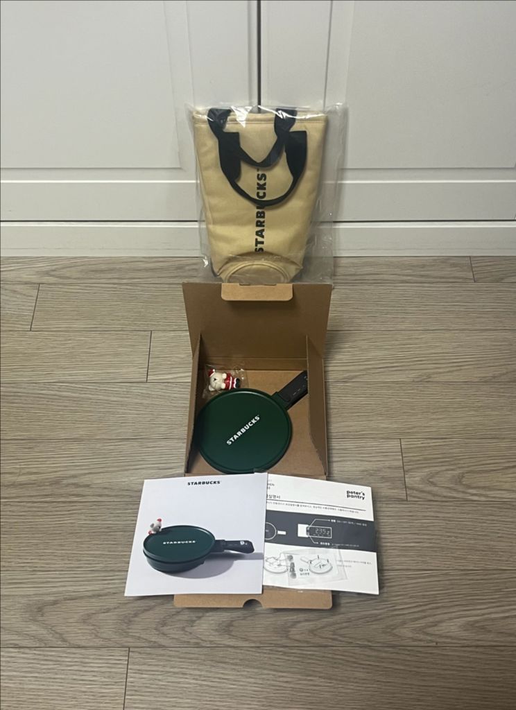 택포/2개가격-스터벅스 피규어 스마트 저울, 쿨링파우치 이미지