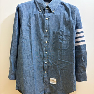 톰브라운 정품 샴브레이 셔츠