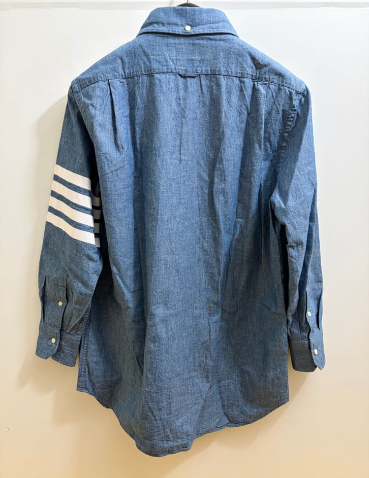 톰브라운 정품 샴브레이 셔츠--1