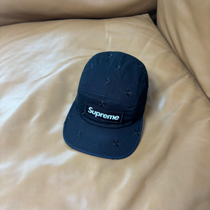슈프림 밀리터리 스타 캠프캡 모자 박스로고 네이비 블랙