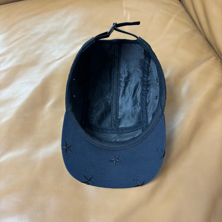 슈프림 밀리터리 스타 캠프캡 모자 박스로고 네이비 블랙--5