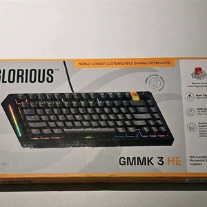 글족 글로리어스 Gmmk3 he 75% 자석축 래피드트리거 키보드 판매합니다