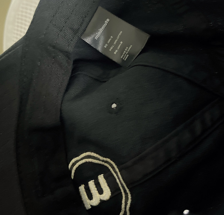 미닛뮤트 모자 볼캡 블랙--4