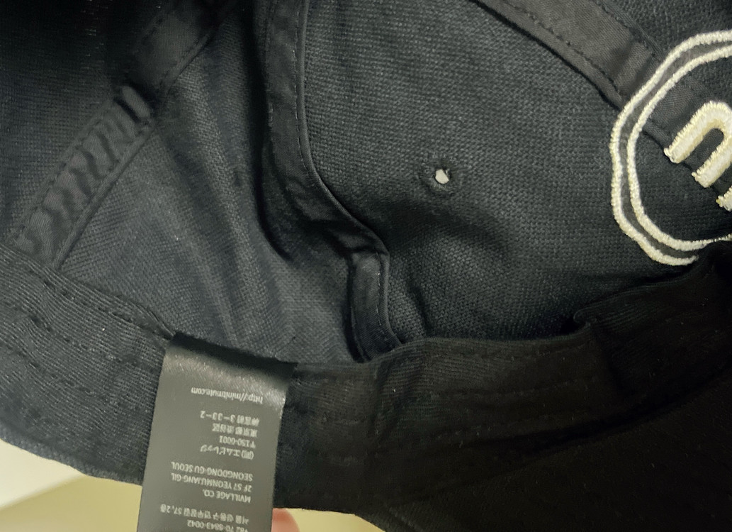 미닛뮤트 모자 볼캡 블랙--5