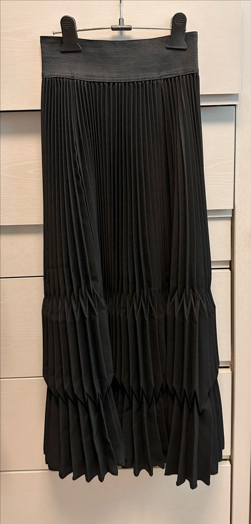 플리에 플리츠스커트 주름스커트 블랙 새상품 프리사이즈 / 블랙스커트 롱스커트/plie x jmade / plie p--7