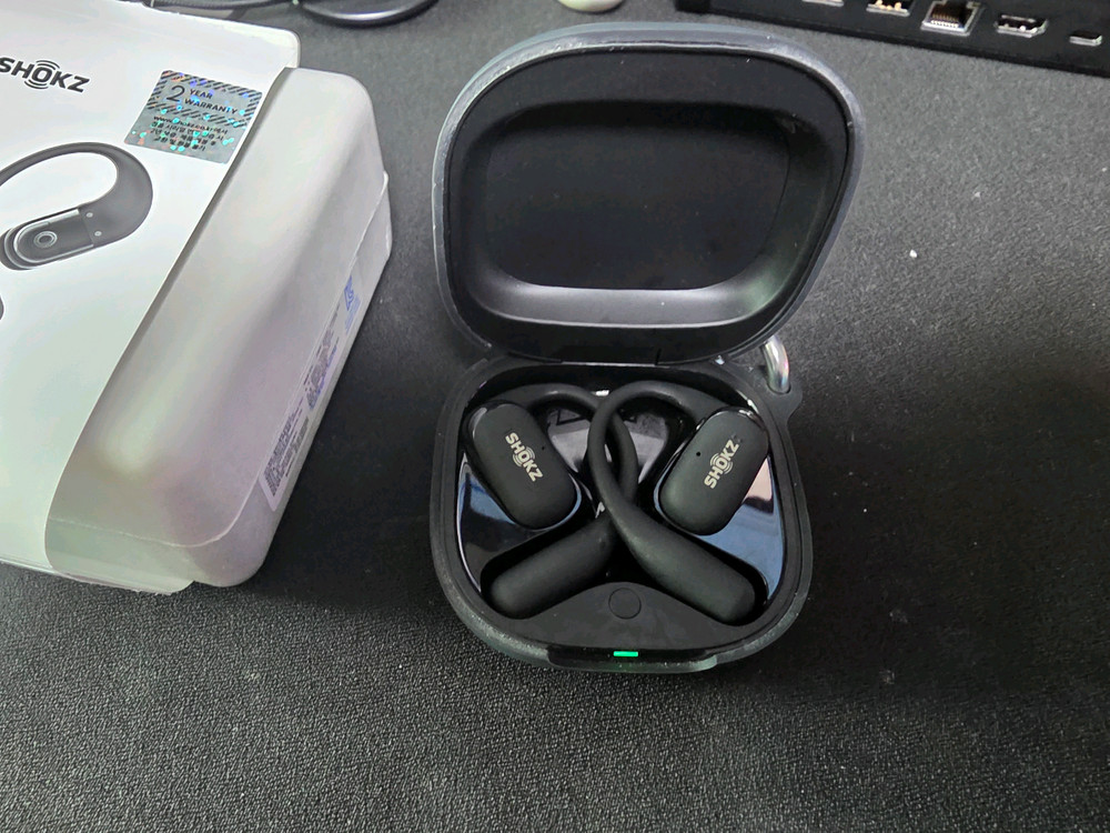 샥즈 오픈핏2+ 블랙 20만원--1