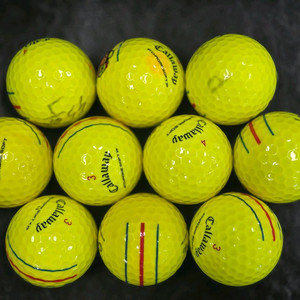 무배 캘러웨이 트리플트랙 형광 A-급 30개 로스트볼