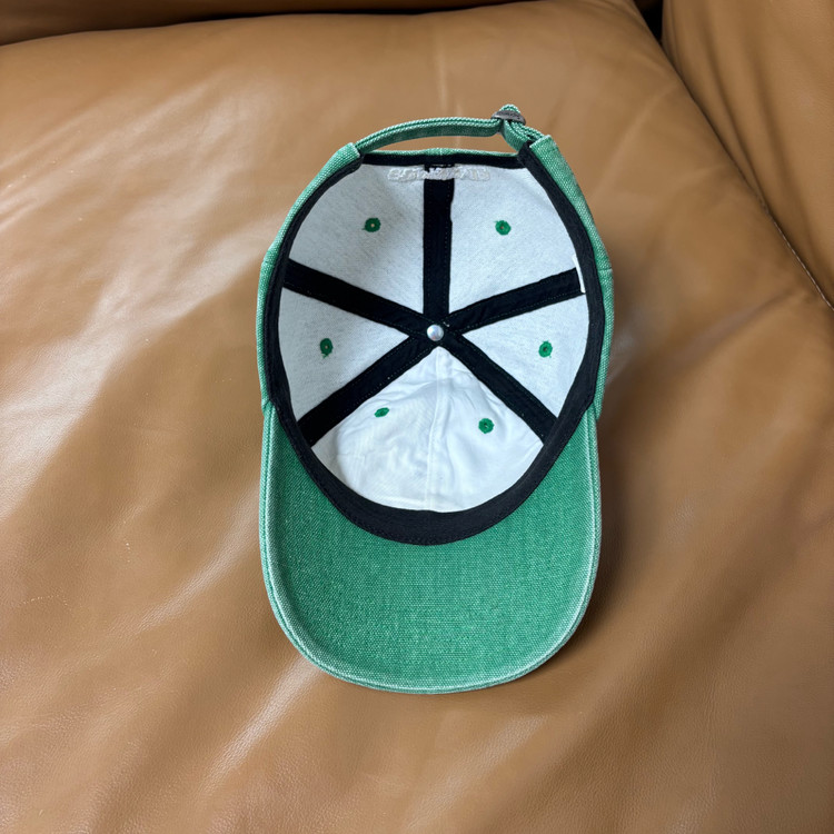 슈프림 S로고 볼캡 모자 워시드 그린--5
