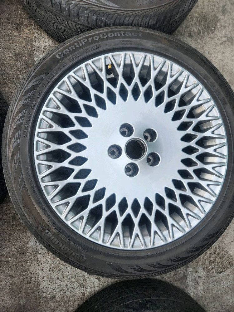 19인치 순정 알로이휠 타이어세트--2