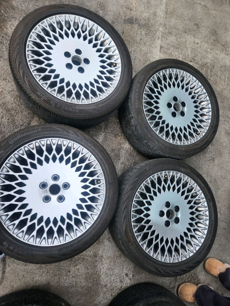 19인치 순정 알로이휠 타이어세트--3