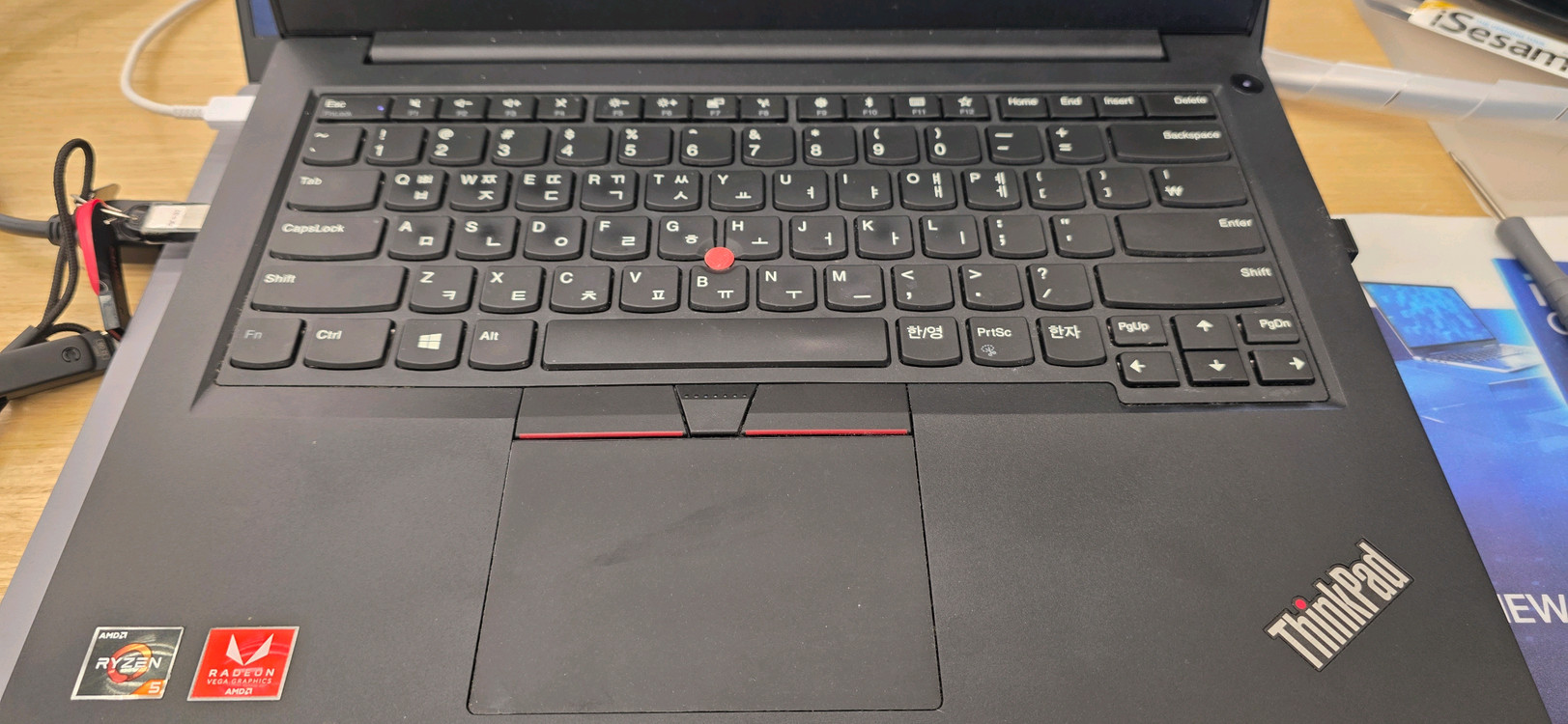 레노버 노트북 씽크패드 E485 Ryzen5 (I7 8세대급) 16GB RAM--0