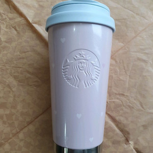 스타벅스 SS 하트 프린트 엘마 텀블러 473ml