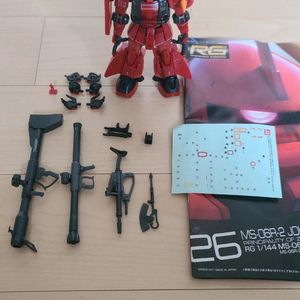 RG 고기동형 자쿠2 죠니라이덴 전용기 조립품 팝니다.