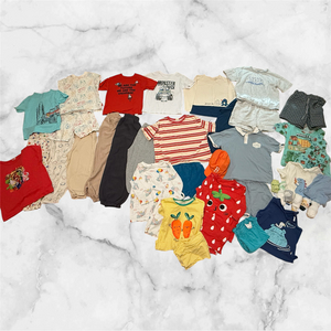 여름 옷 아동복 반바지 티셔츠 모자 상하 35장 일괄 120-130