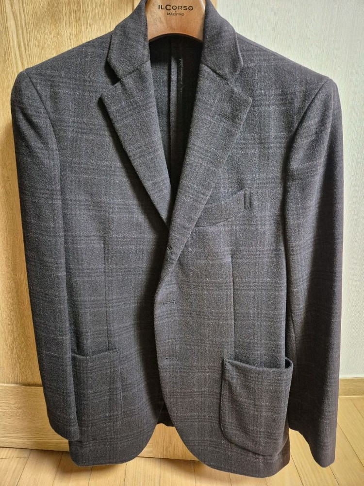 데이즈LARDINI 콜라보 체크 자켓(46(S)사이즈)--1