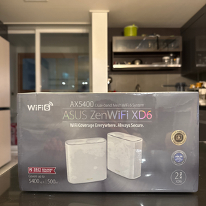 ASUS ZenWiFi XD6 AX5400 메시 공유기 2팩 미개봉 새상품