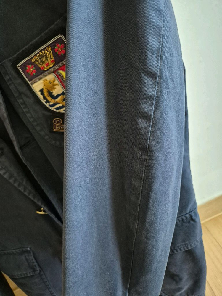 폴로 방패 와펜 자켓 36R--8