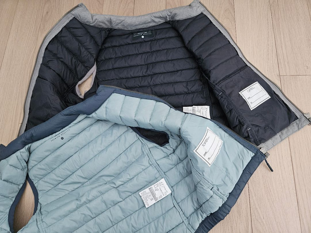 탑텐키즈 경량패딩조끼 2개 일괄(120사이즈)--4