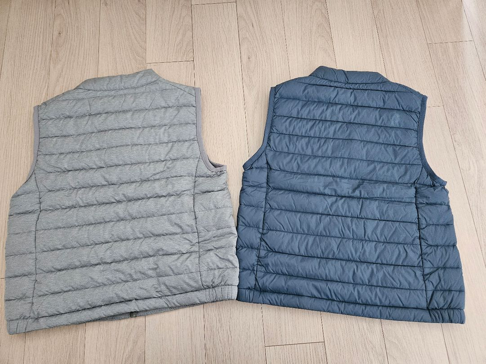 탑텐키즈 경량패딩조끼 2개 일괄(120사이즈)--1