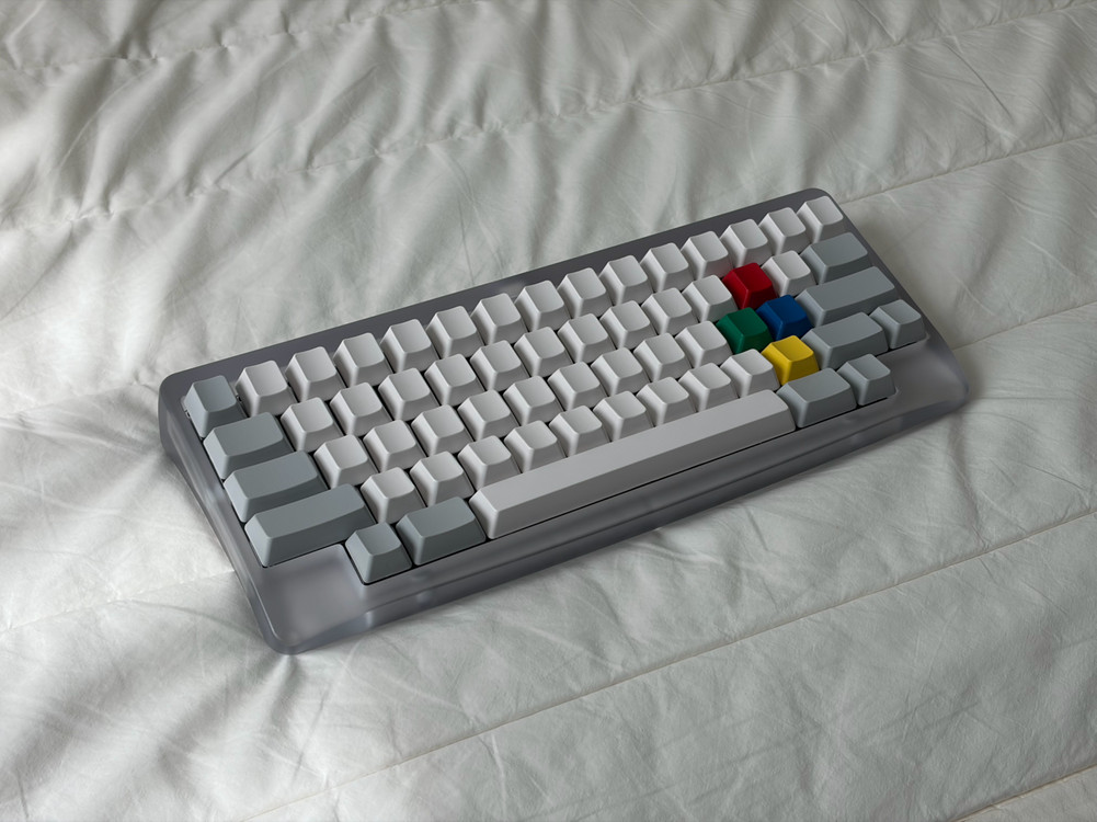 KBDfans Agar pc 커스텀키보드 + DCS블랭크 + 체리 사신갈 윤활작--1