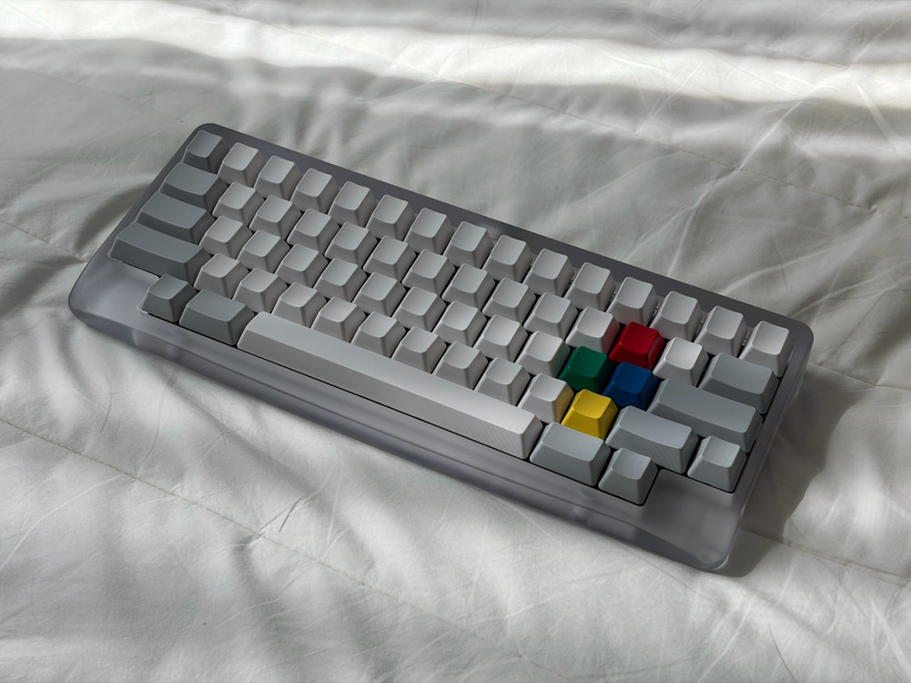 KBDfans Agar pc 커스텀키보드 + DCS블랭크 + 체리 사신갈 윤활작--2