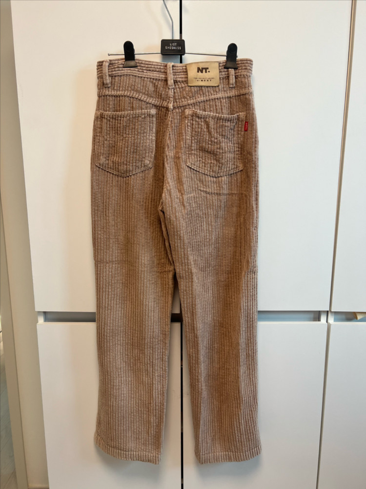 베이지 골덴 바지--2