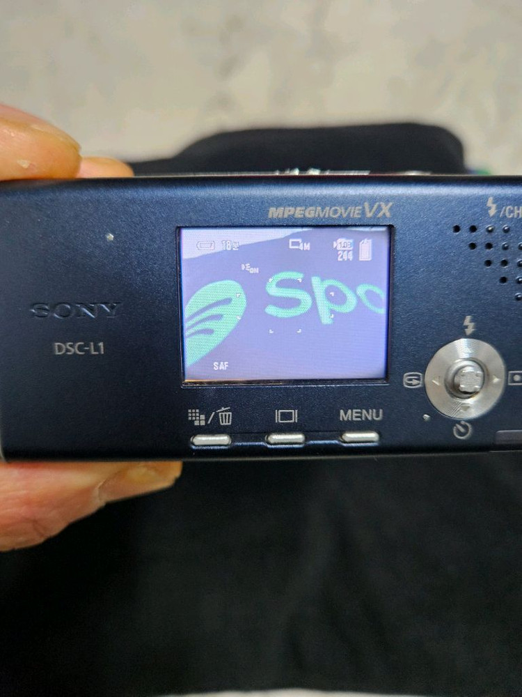 소니 사이버샷 dsc-l1 디지털 카메라 레트로 디카--5
