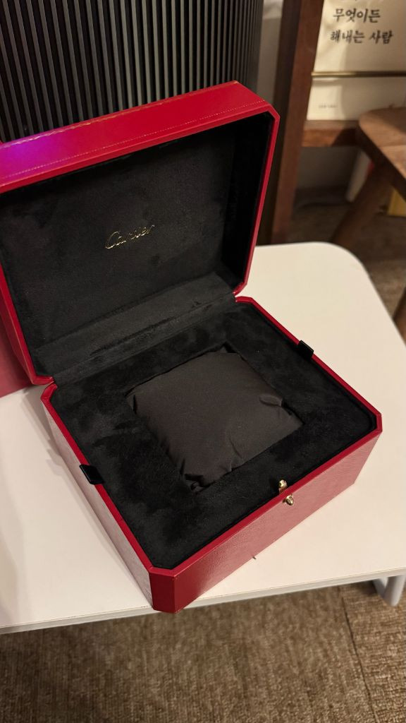 정품 까르띠에 시계케이스 무배--2